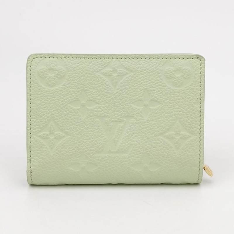 Louis Vuitton (LV) x村上隆聯名款牛皮白三彩皮夾晶片款-3