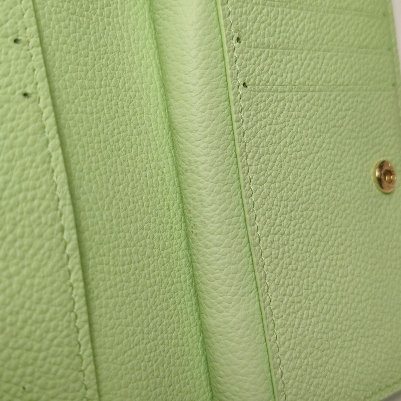 Louis Vuitton (LV) x村上隆聯名款牛皮白三彩皮夾晶片款-9