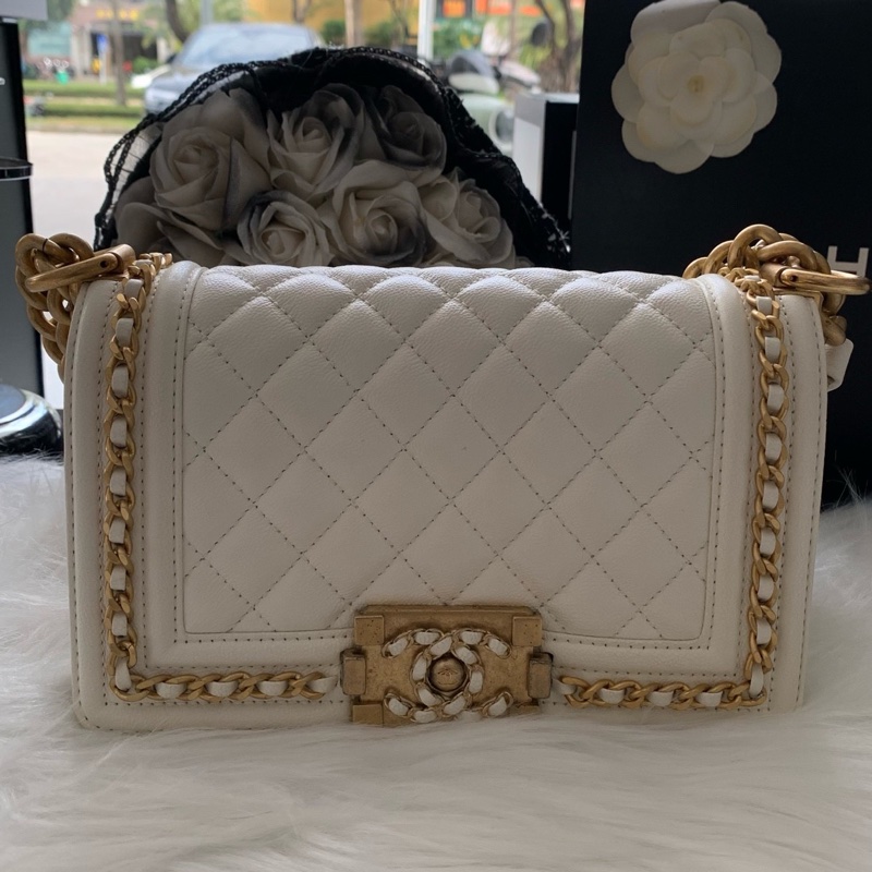 香奈兒 Chanel 23P 宮廷款leboy白金荔枝紋 單包-0