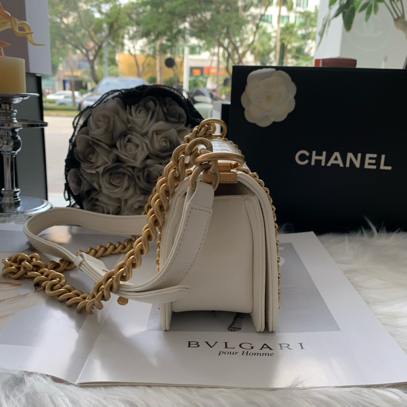 香奈兒 Chanel 23P 宮廷款leboy白金荔枝紋 單包-2