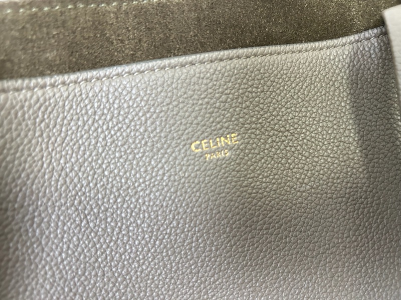 CELINE 賽琳 灰色牛皮 CABAS PHANTOM肩背包-2