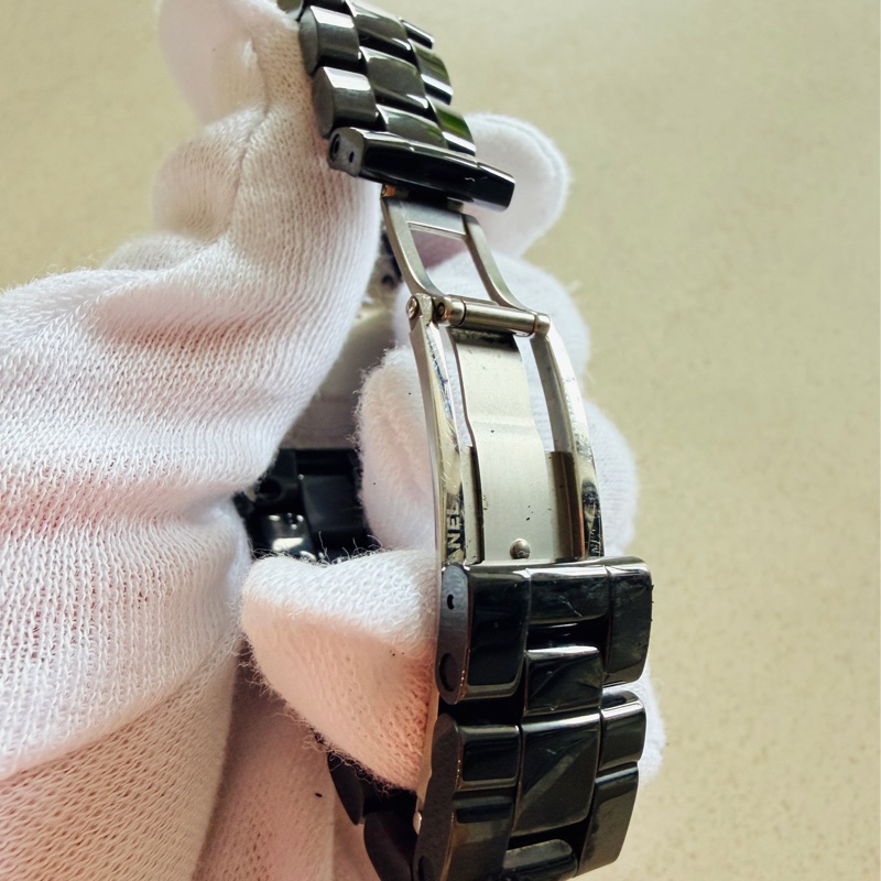 香奈兒 J12 濃黑 33毫米陶瓷 H3828石英腕錶-8