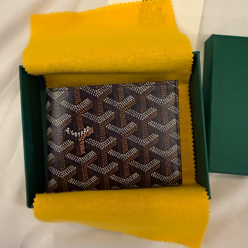 💕Goyard 八卡 皮夾 黑色 熱門款💕 全新全配-0