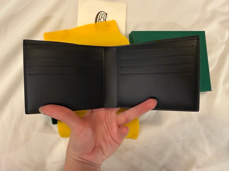 💕Goyard 八卡 皮夾 黑色 熱門款💕 全新全配-1