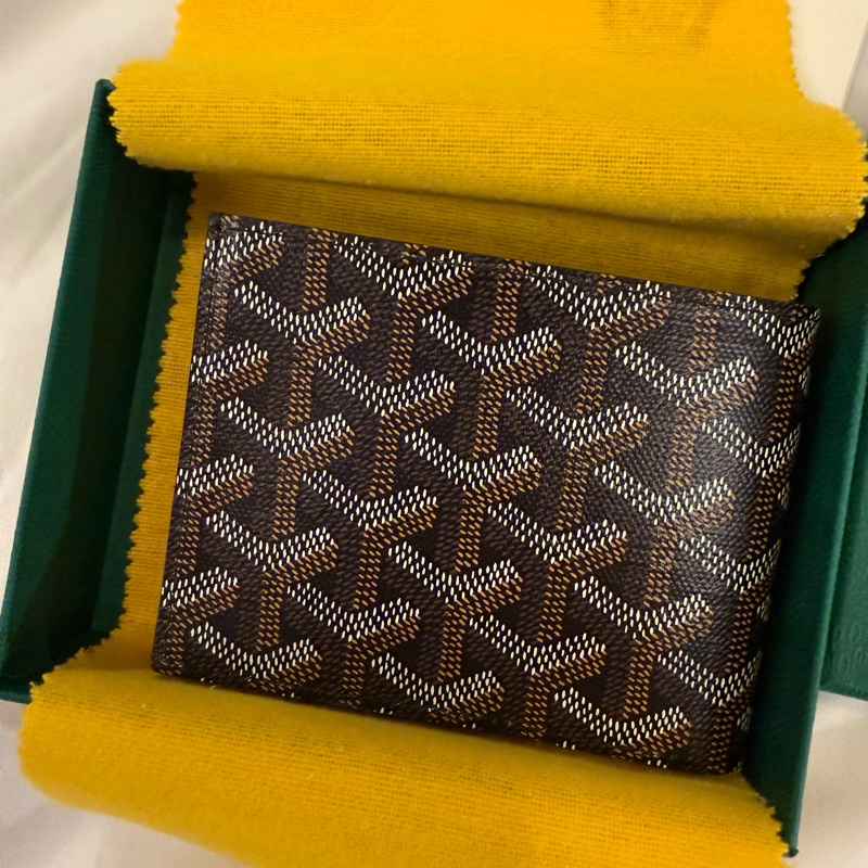 💕Goyard 八卡 皮夾 黑色 熱門款💕 全新全配-4