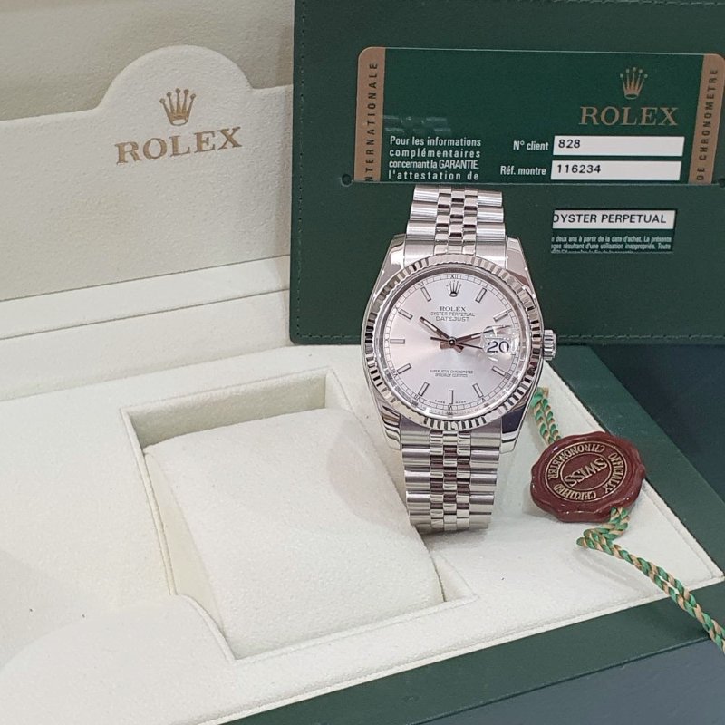 【大眾名錶】 Rolex 勞力士116234 Datejust 2012/07卡 新款蠔式 五珠帶 大眾名錶B1318-1