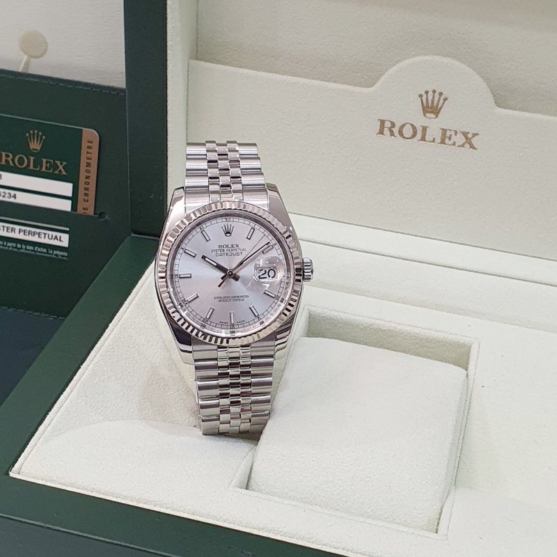 【大眾名錶】 Rolex 勞力士116234 Datejust 2012/07卡 新款蠔式 五珠帶 大眾名錶B1318-3