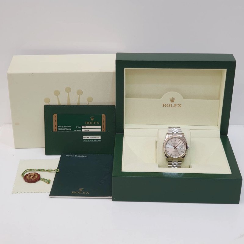 【大眾名錶】 Rolex 勞力士116234 Datejust 2012/07卡 新款蠔式 五珠帶 大眾名錶B1318-9
