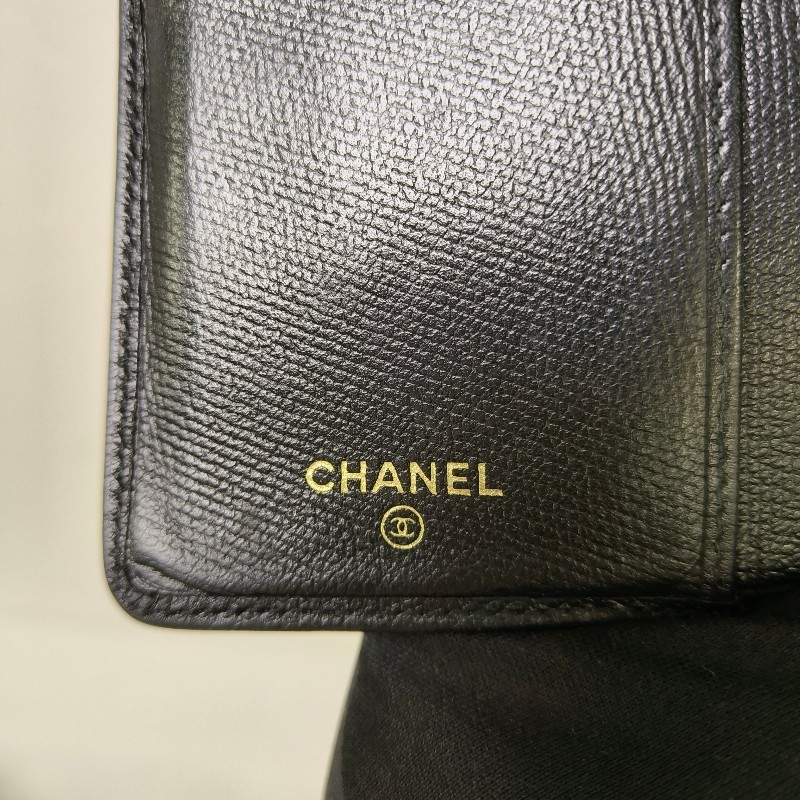 ❤️感恩月❤️折扣最後倒數至5/31‼️【9成新】㊣✨CHANEL✨（附盒）香奈兒 小香 小標 雷標 保卡 牛皮 長夾 皮夾 錢包/二手精品/二手皮夾/保證正品-19