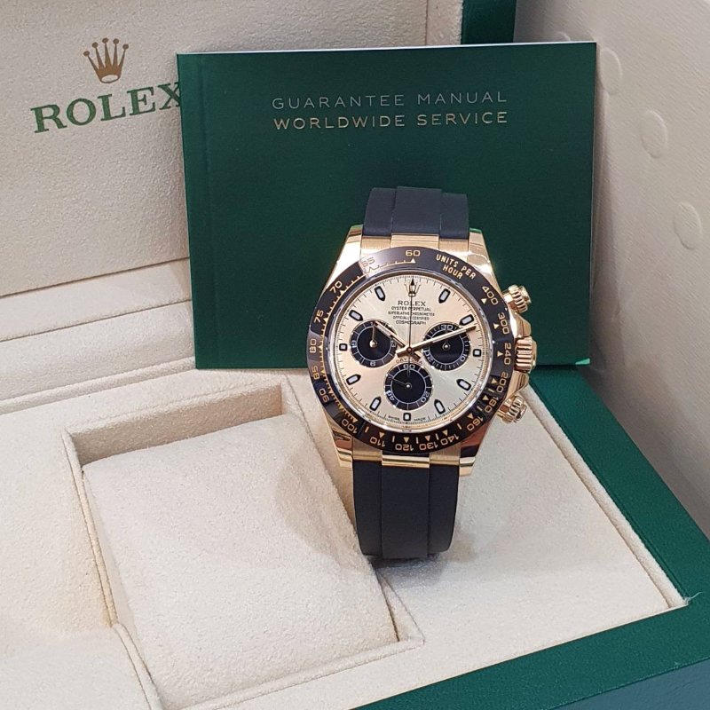 【大眾名錶】 Rolex勞力士116518LN Daytona 2019/07 18K迪通拿 超熱門 大眾名錶B1319-3