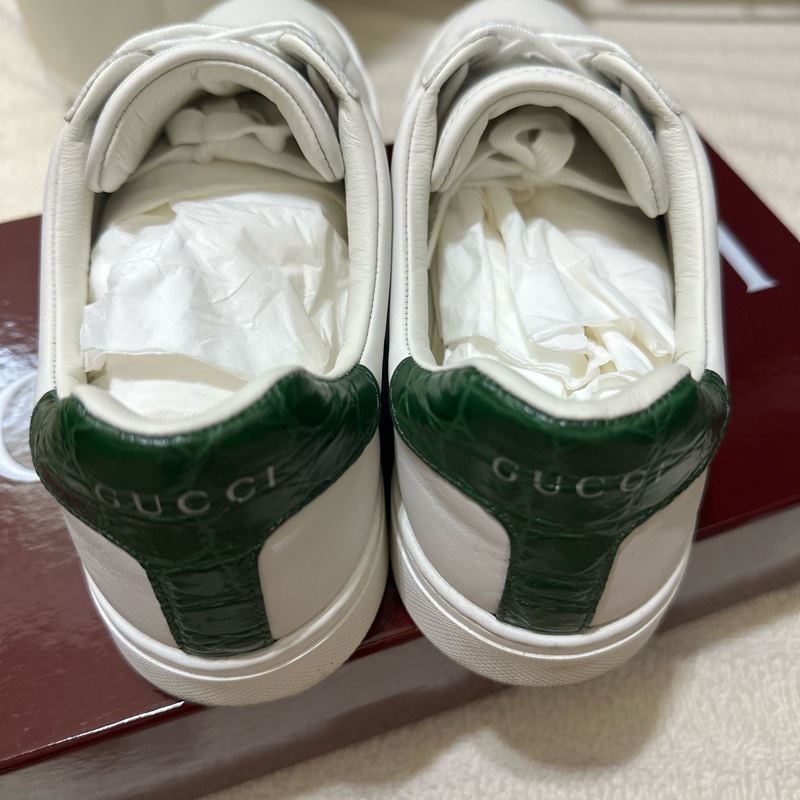 古馳 Gucci Ace系列飾織帶 女士運動鞋-8
