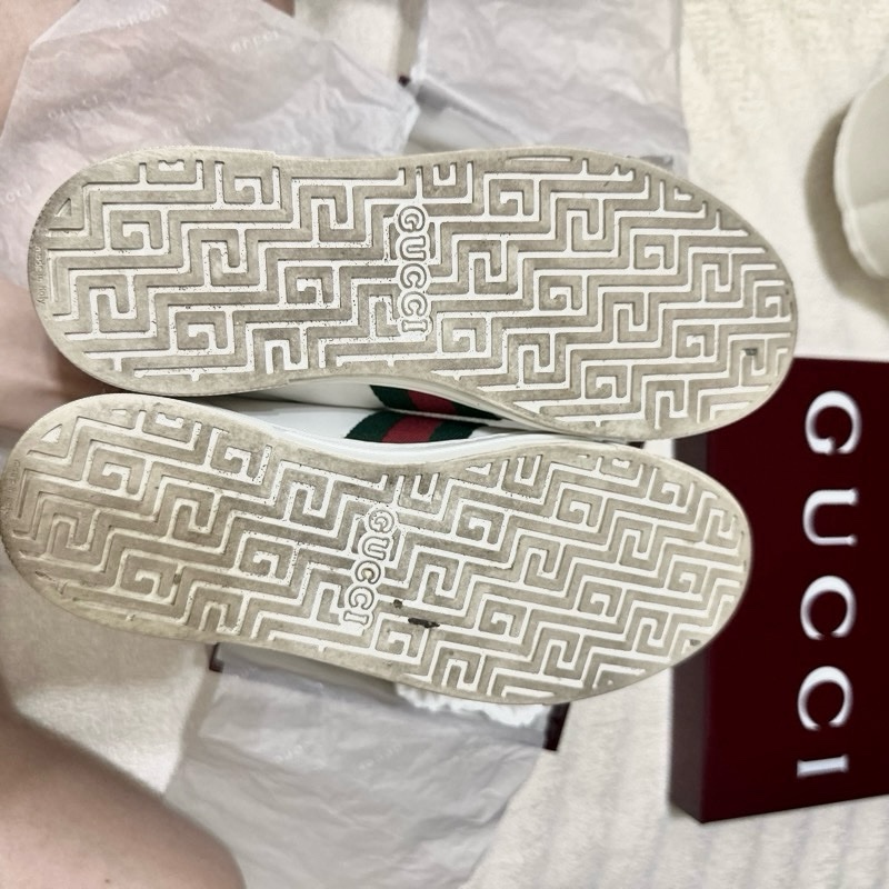 古馳 Gucci Ace系列飾織帶 女士運動鞋-14