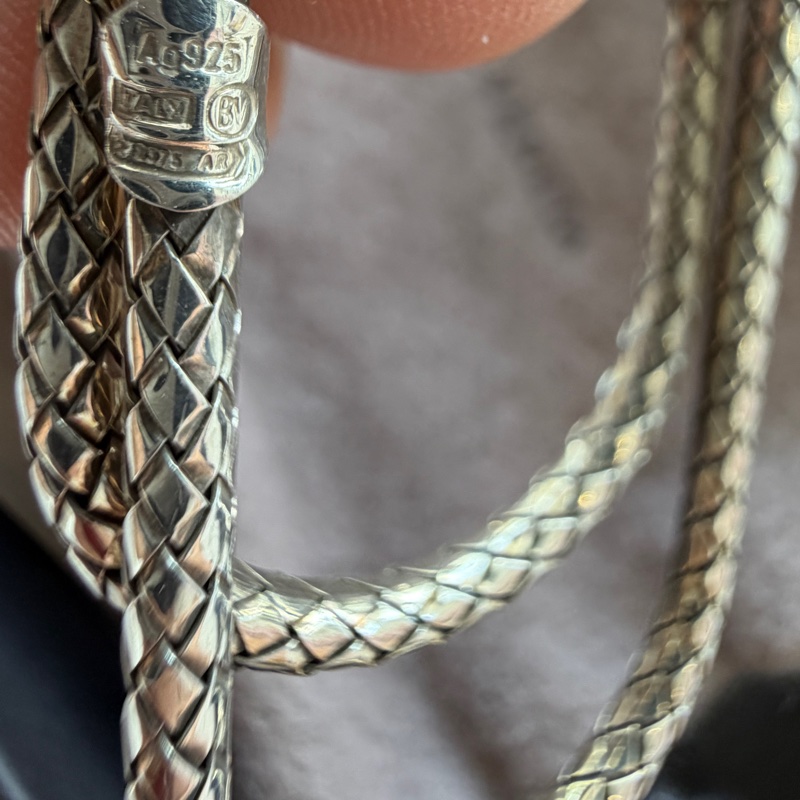 BOTTEGA VENETA BV 925 純銀 銀飾 鈔票夾 錢夾 書夾 書籤-7