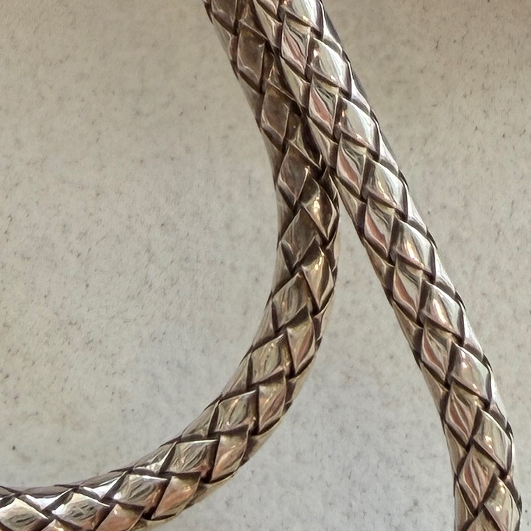BOTTEGA VENETA BV 925 純銀 銀飾 鈔票夾 錢夾 書夾 書籤-9
