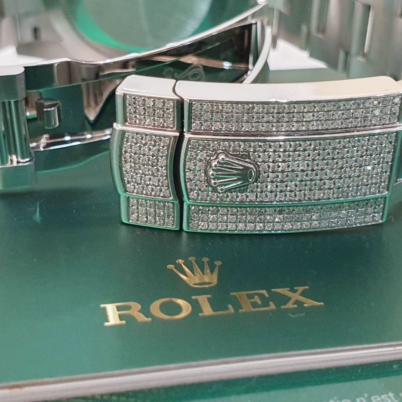 【大眾名錶】 Rolex 勞力士126300 Datejust 2024/10 後加彩虹鑽圈 精鑲 大眾名錶B1322-5
