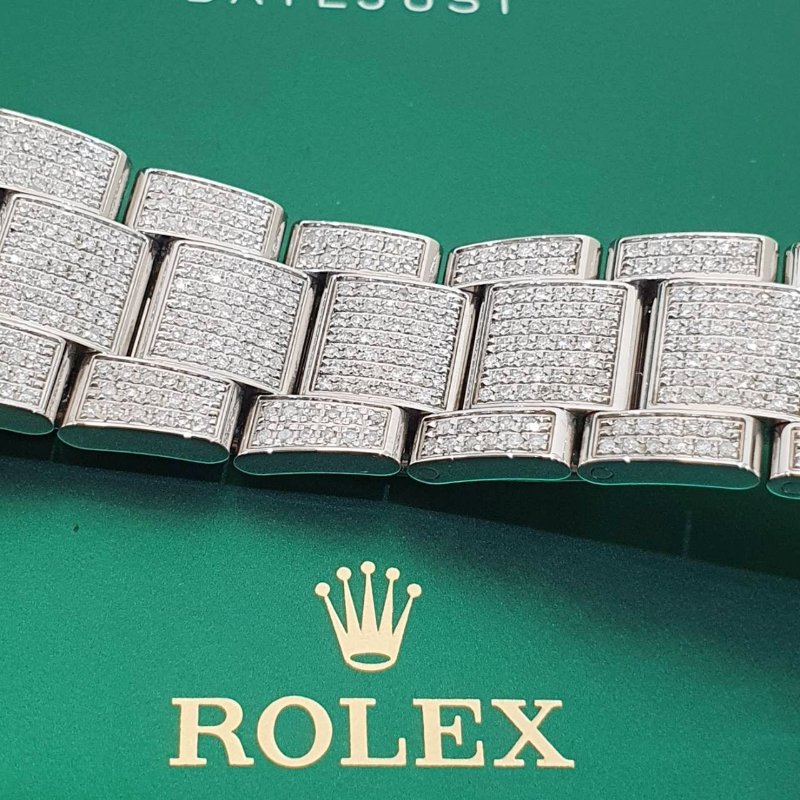 【大眾名錶】 Rolex 勞力士126300 Datejust 2024/10 後加彩虹鑽圈 精鑲 大眾名錶B1322-6