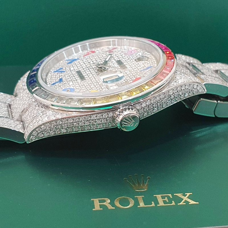 【大眾名錶】 Rolex 勞力士126300 Datejust 2024/10 後加彩虹鑽圈 精鑲 大眾名錶B1322-7
