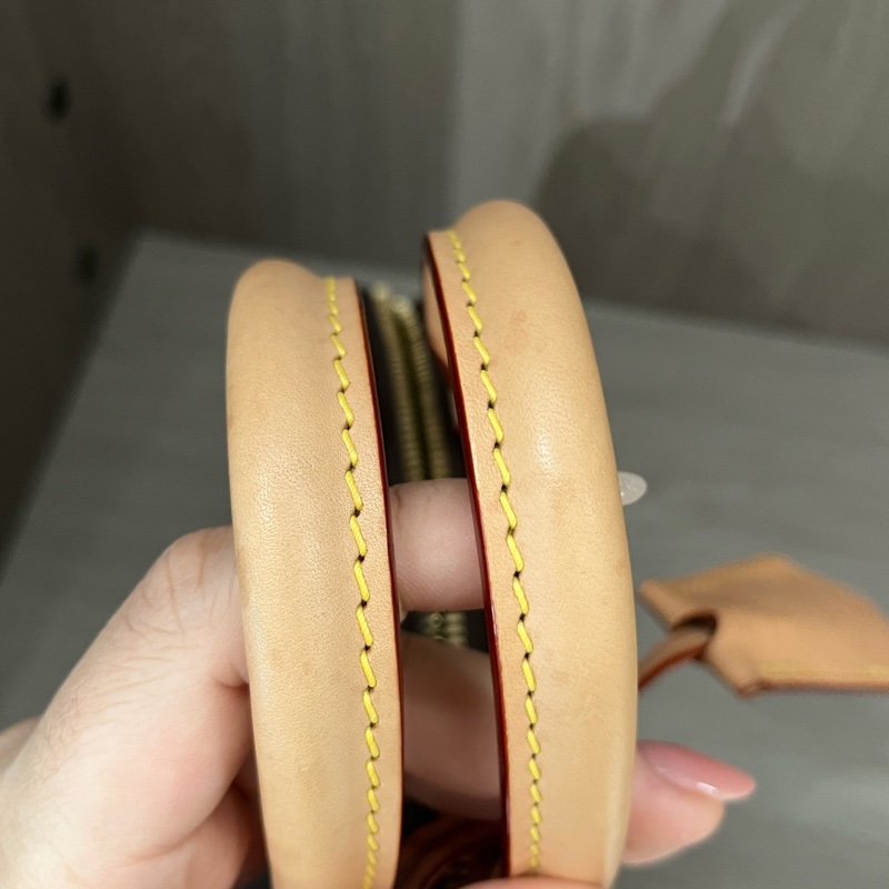 Louis Vuitton 路易威登 棕老花貝殼BB兩用包 底24-6