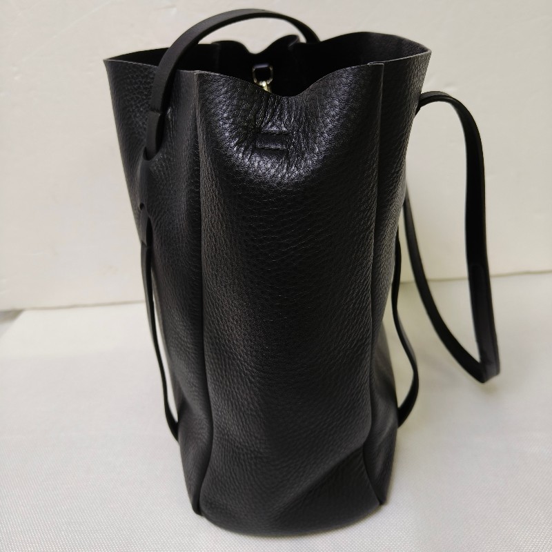 【8成新】㊣✨BALENCIAGA✨巴黎世家 （附防塵袋）黑色 印字 直立 兩用 子母包 托特包 斜背包/二手包/二手精品/保證正品🌳二手樹屋🌳-3