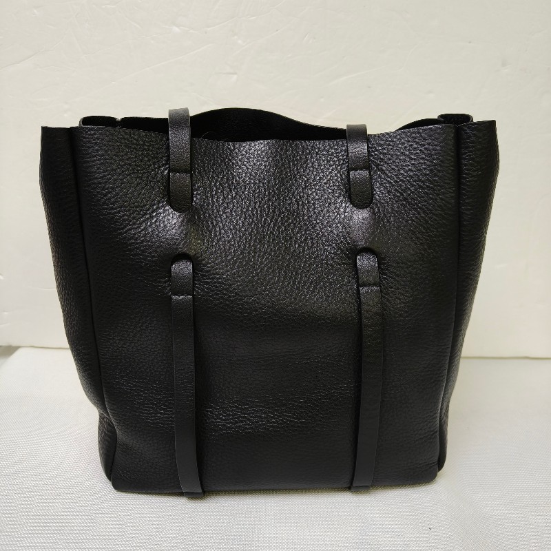 【8成新】㊣✨BALENCIAGA✨巴黎世家 （附防塵袋）黑色 印字 直立 兩用 子母包 托特包 斜背包/二手包/二手精品/保證正品🌳二手樹屋🌳-4