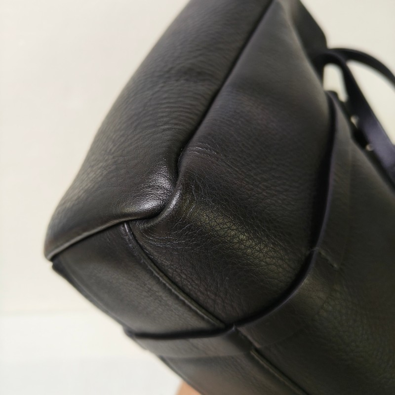 【8成新】㊣✨BALENCIAGA✨巴黎世家 （附防塵袋）黑色 印字 直立 兩用 子母包 托特包 斜背包/二手包/二手精品/保證正品🌳二手樹屋🌳-10