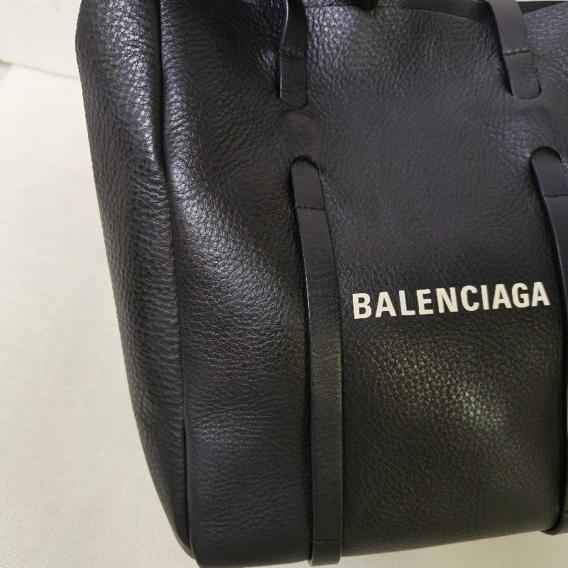 【8成新】㊣✨BALENCIAGA✨巴黎世家 （附防塵袋）黑色 印字 直立 兩用 子母包 托特包 斜背包/二手包/二手精品/保證正品🌳二手樹屋🌳-14
