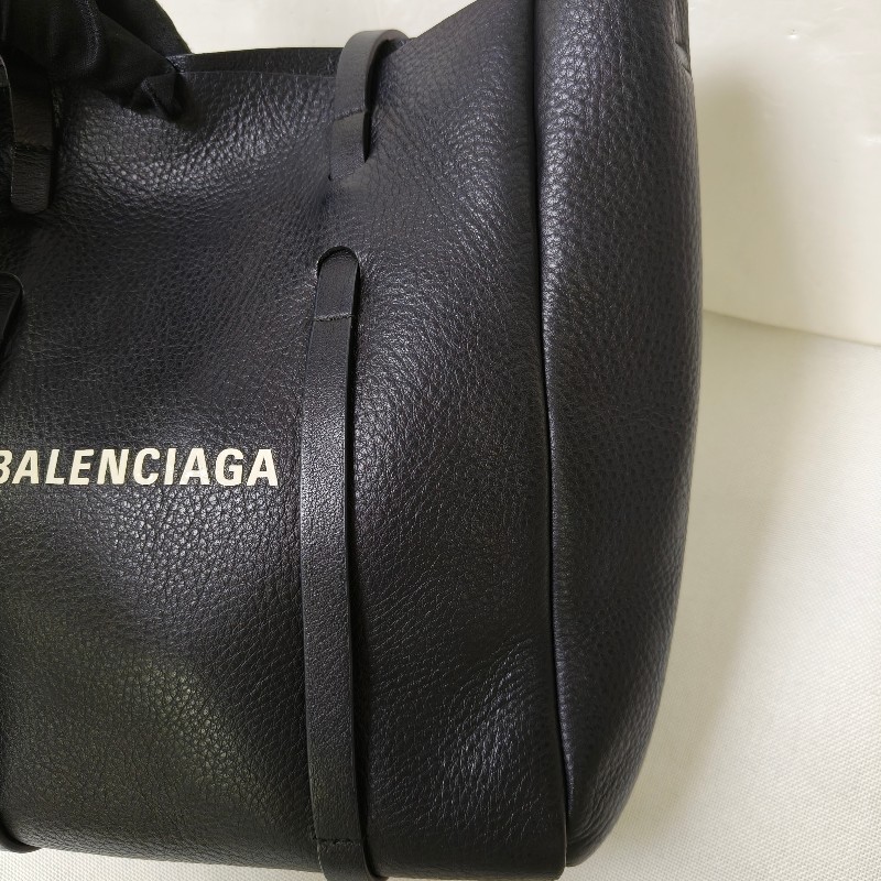 【8成新】㊣✨BALENCIAGA✨巴黎世家 （附防塵袋）黑色 印字 直立 兩用 子母包 托特包 斜背包/二手包/二手精品/保證正品🌳二手樹屋🌳-15