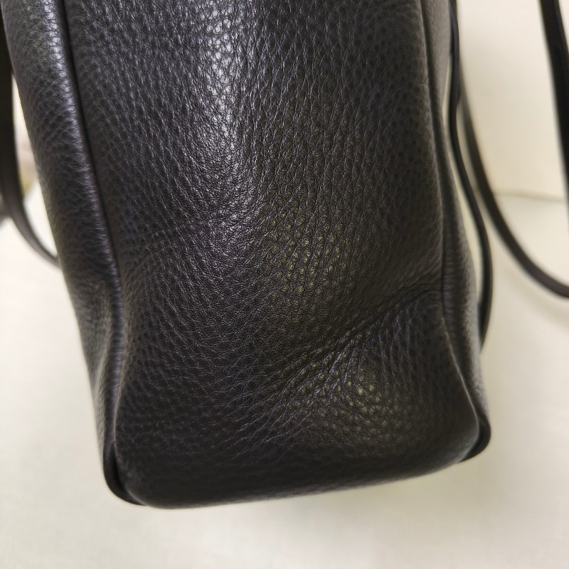 【8成新】㊣✨BALENCIAGA✨巴黎世家 （附防塵袋）黑色 印字 直立 兩用 子母包 托特包 斜背包/二手包/二手精品/保證正品🌳二手樹屋🌳-17