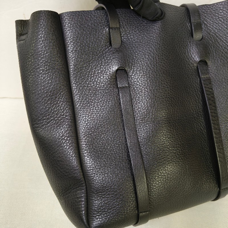 【8成新】㊣✨BALENCIAGA✨巴黎世家 （附防塵袋）黑色 印字 直立 兩用 子母包 托特包 斜背包/二手包/二手精品/保證正品🌳二手樹屋🌳-18