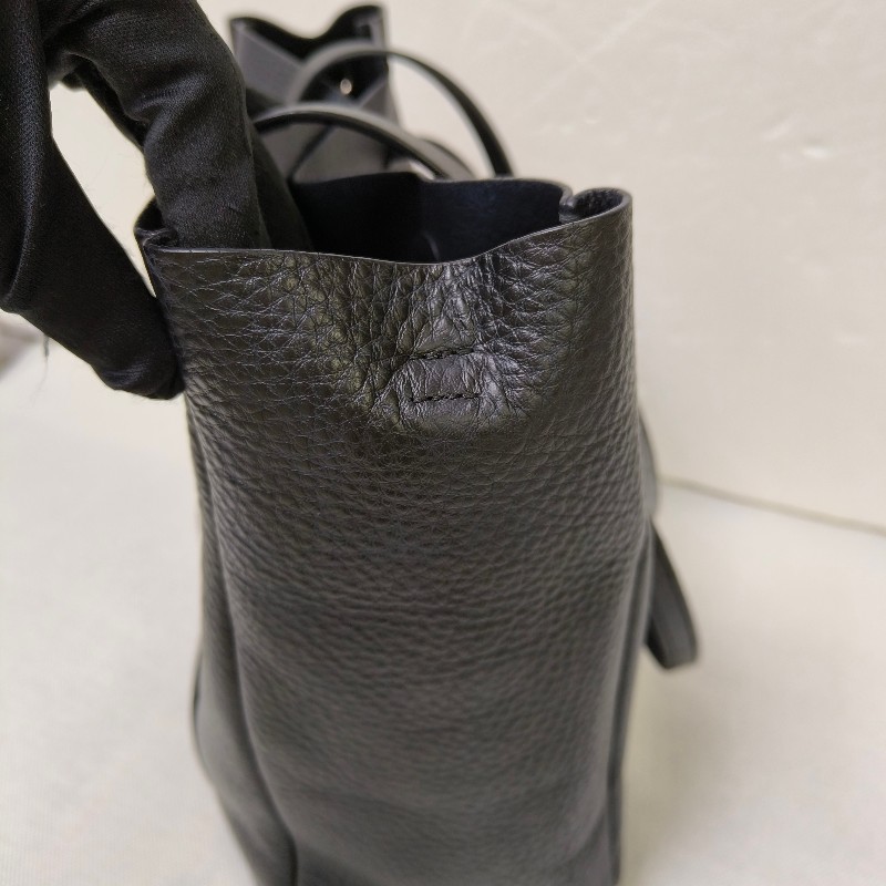 【8成新】㊣✨BALENCIAGA✨巴黎世家 （附防塵袋）黑色 印字 直立 兩用 子母包 托特包 斜背包/二手包/二手精品/保證正品🌳二手樹屋🌳-20