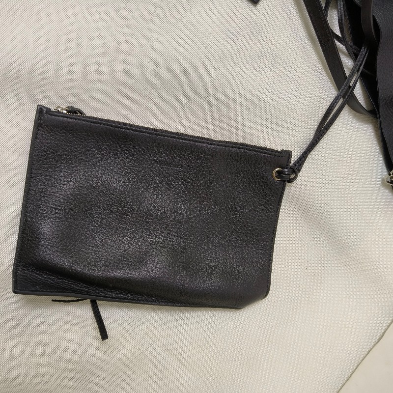 【8成新】㊣✨BALENCIAGA✨巴黎世家 （附防塵袋）黑色 印字 直立 兩用 子母包 托特包 斜背包/二手包/二手精品/保證正品🌳二手樹屋🌳-29
