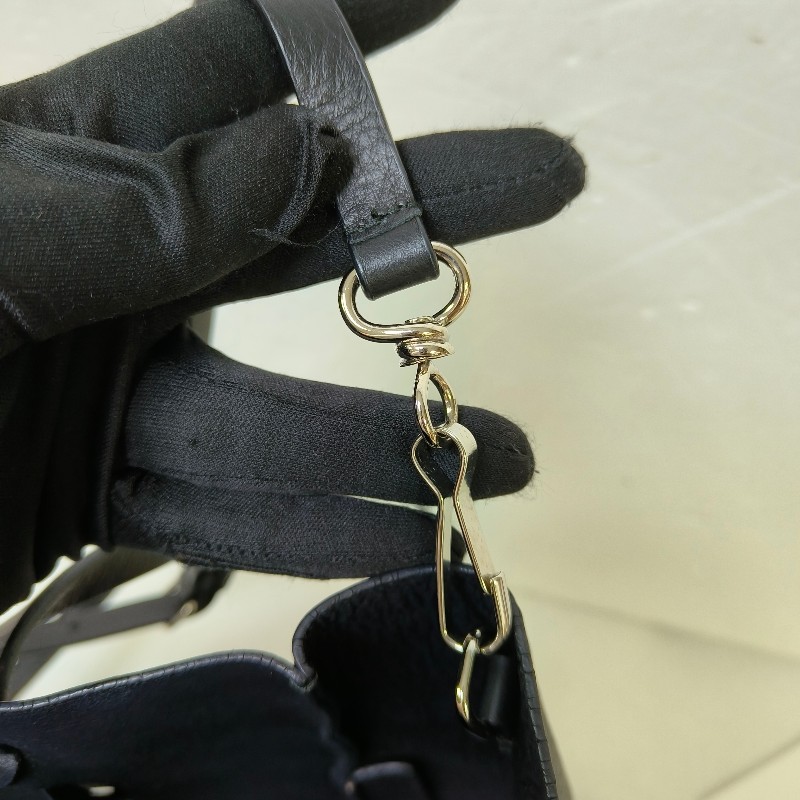【8成新】㊣✨BALENCIAGA✨巴黎世家 （附防塵袋）黑色 印字 直立 兩用 子母包 托特包 斜背包/二手包/二手精品/保證正品🌳二手樹屋🌳-36