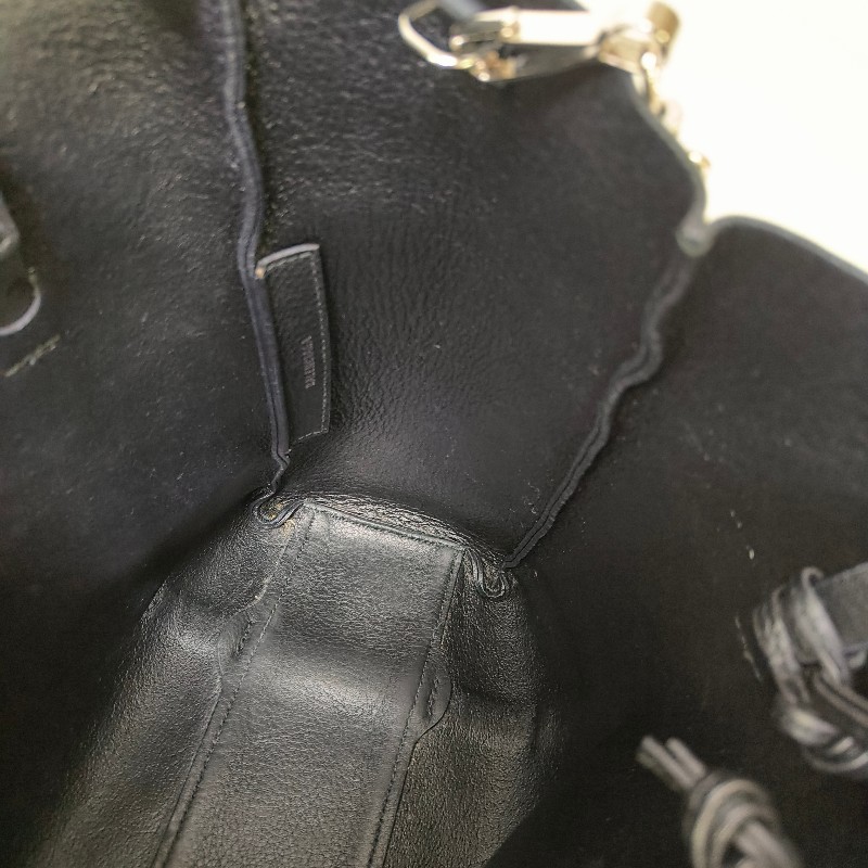 【8成新】㊣✨BALENCIAGA✨巴黎世家 （附防塵袋）黑色 印字 直立 兩用 子母包 托特包 斜背包/二手包/二手精品/保證正品🌳二手樹屋🌳-40