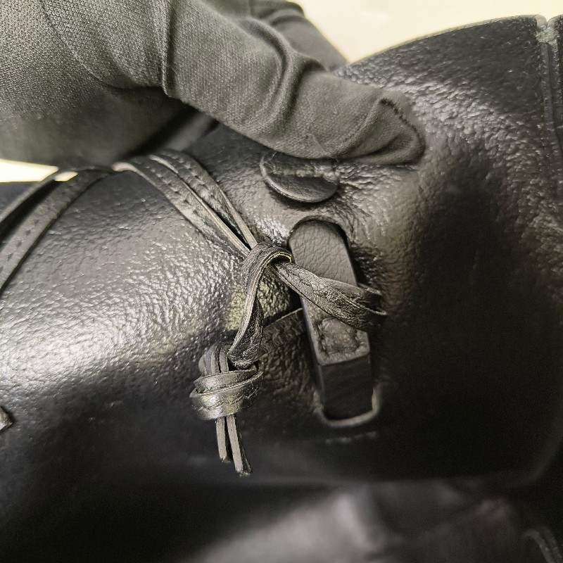 【8成新】㊣✨BALENCIAGA✨巴黎世家 （附防塵袋）黑色 印字 直立 兩用 子母包 托特包 斜背包/二手包/二手精品/保證正品🌳二手樹屋🌳-43