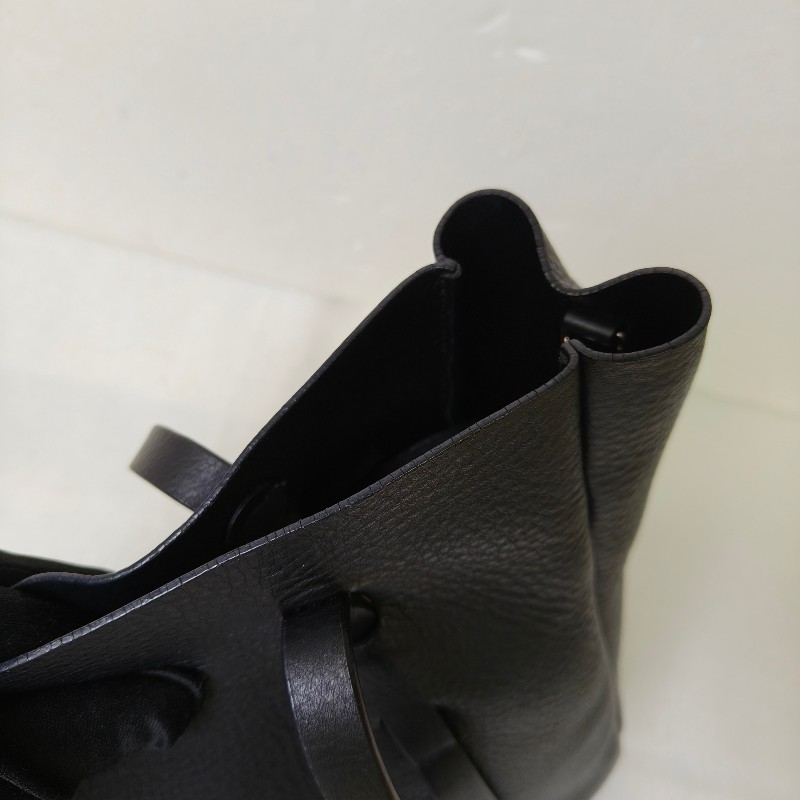 【8成新】㊣✨BALENCIAGA✨巴黎世家 （附防塵袋）黑色 印字 直立 兩用 子母包 托特包 斜背包/二手包/二手精品/保證正品🌳二手樹屋🌳-49