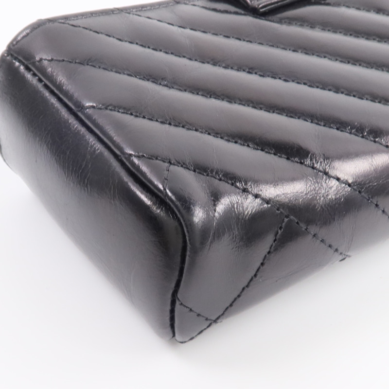 CHANEL 牛皮皮革CC O-Mini Phone Pouch零錢包-9