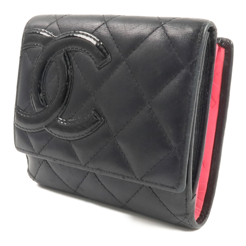CHANEL 牛皮皮革Cambon Wallet錢包-2