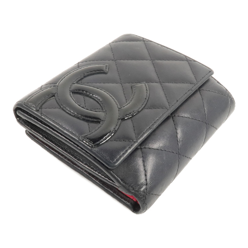 CHANEL 牛皮皮革Cambon Wallet錢包-3