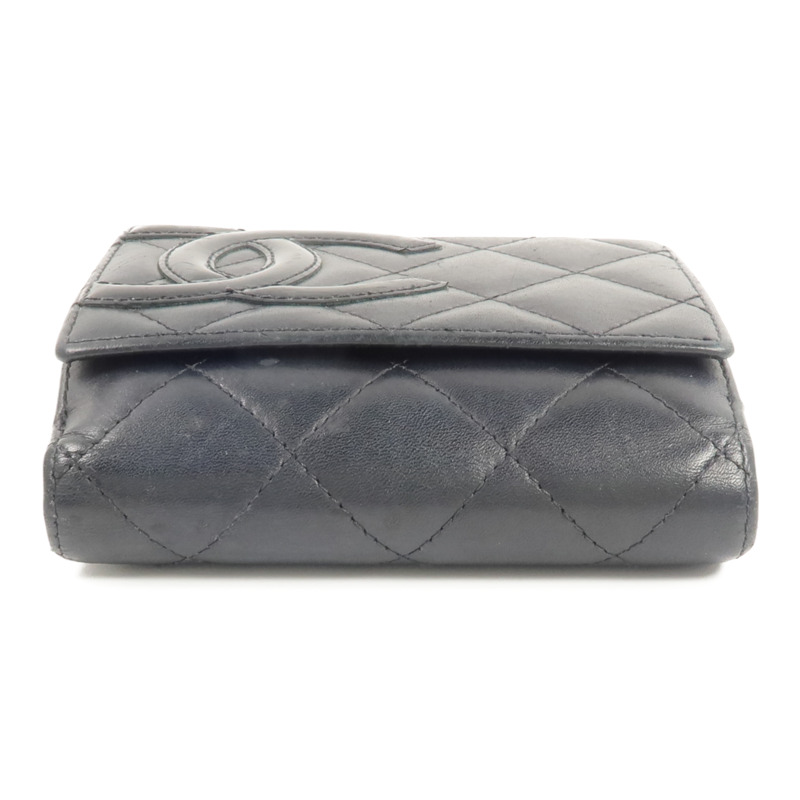 CHANEL 牛皮皮革Cambon Wallet錢包-5
