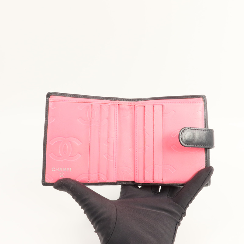 CHANEL 牛皮皮革Cambon Wallet錢包-6