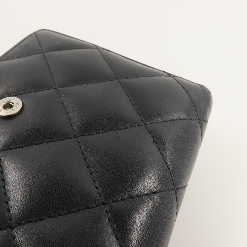CHANEL 牛皮皮革Cambon Wallet錢包-11