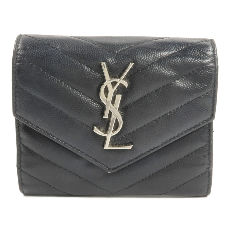 SAINT LAURENT 牛皮皮革Wallet錢包-0