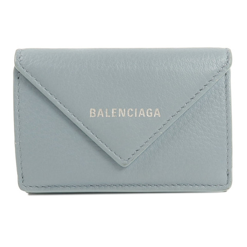 BALENCIAGA 牛皮皮革Tri-fold Compact Wallet錢包