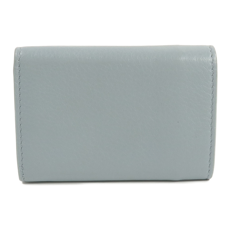 BALENCIAGA 牛皮皮革Tri-fold Compact Wallet錢包-1