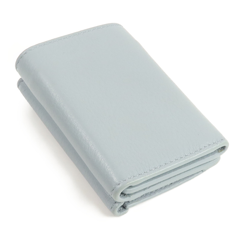 BALENCIAGA 牛皮皮革Tri-fold Compact Wallet錢包-4
