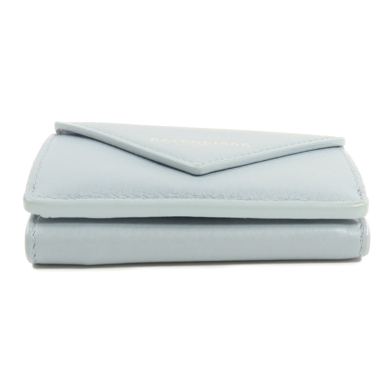 BALENCIAGA 牛皮皮革Tri-fold Compact Wallet錢包-5