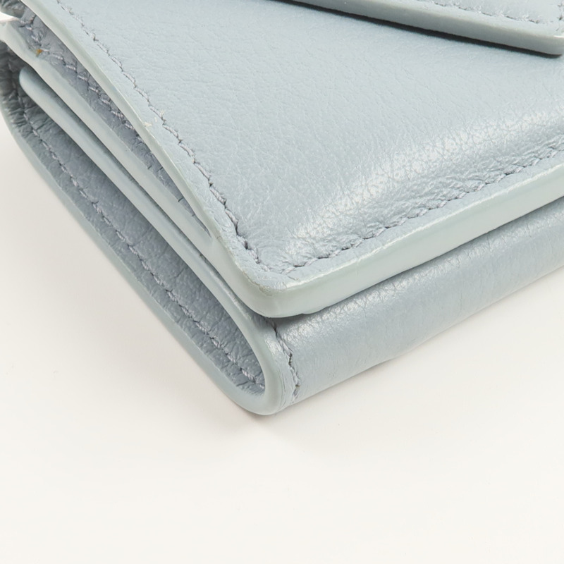 BALENCIAGA 牛皮皮革Tri-fold Compact Wallet錢包-7