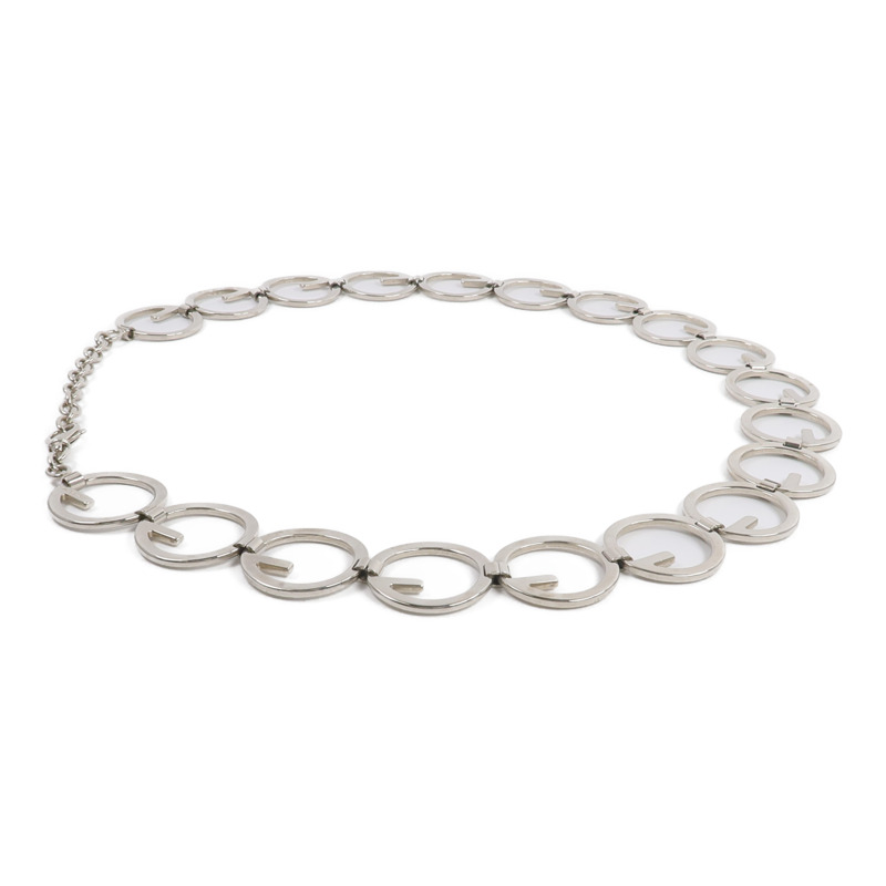 GUCCI 金屬Vintage Interlocking G Chain Belt 75cm腰帶-2