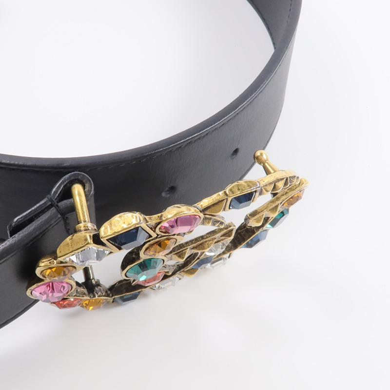 GUCCI 牛皮皮革Belt 80cm皮帶-5