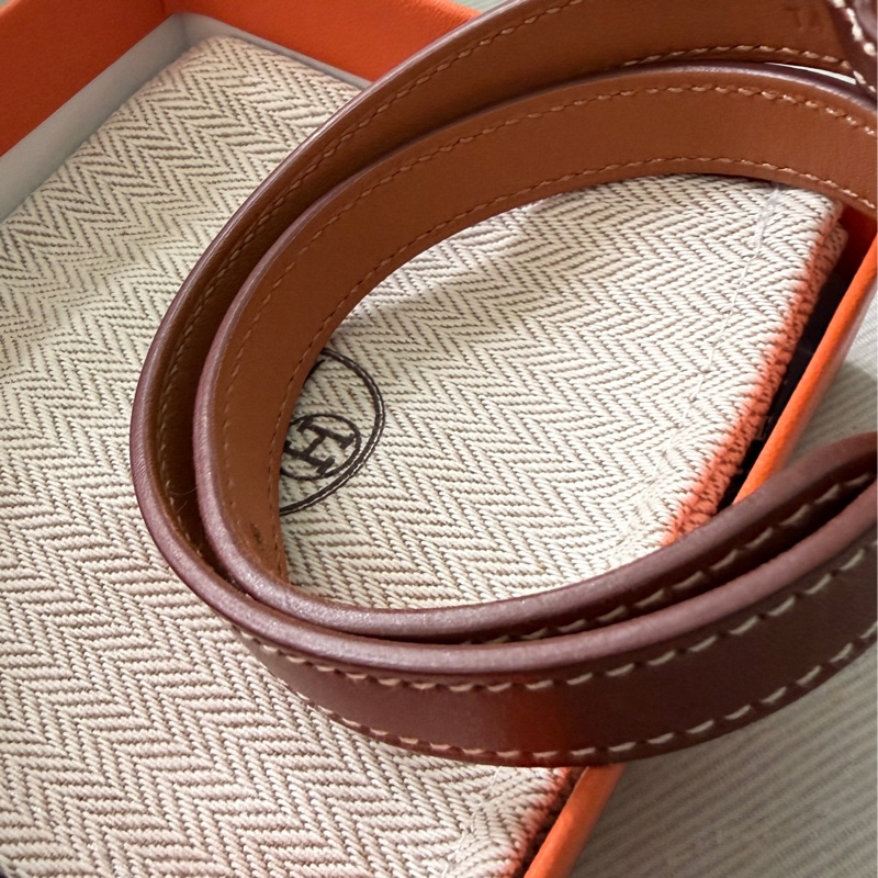 HERMES Etriviere Double Tour焦糖色手環-6